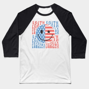 Faith Family Freedom Baseball T-Shirt